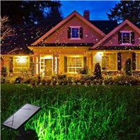 Projecteur laser rouge et vert à recharge solaire et USB