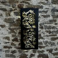 Panneau mural decoratif solaire faune 70 x 30cm                                 