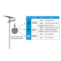 Tête de lampadaire solaire intelligente Optimum 30W-80W                         