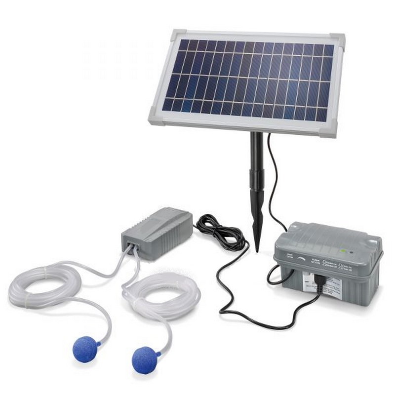 Aérateur Solaire de Bassin, GuKKK Pompe à Oxygène Solaire Enfichable 2W,  Pompe Bassin Solaire, Aérateur d'aquarium, Aérateur de Pêche avec Tuyau  Pierre à Air, pour Les étangs, Les Aquariums : : Jardin