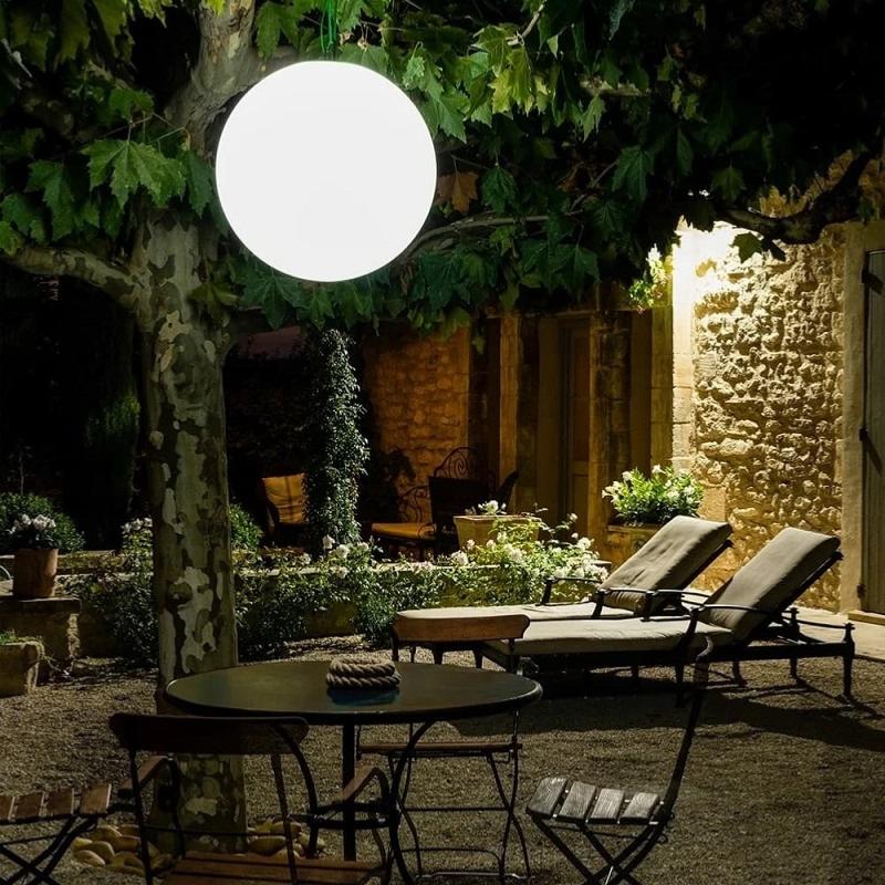 Lot de 4 lampes solaires à LED pour jardin, éclairage extérieur en forme de  boule