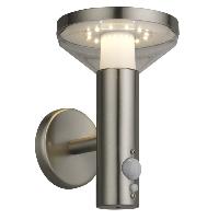 Applique murale solaire Antonia acier 200 lumens avec détecteur de mouvement    