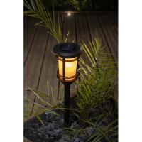 Balise solaire effet flamme naturelle