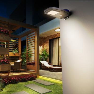 Eclairage solaire intégré intelligent mural ou poteau avec télécommande