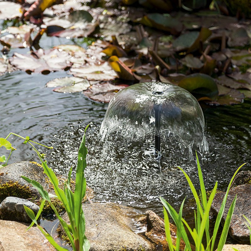 Garden mile Pompe à air submersible à énergie solaire pour bassin