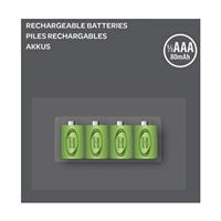 Pack 4 x batterie rechargeable 1,2 V NiMh 1/3 AAA 80 mAh