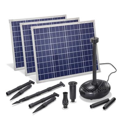 Kit pompe solaire bassin puissant Super Funtain 5000L-150W                      