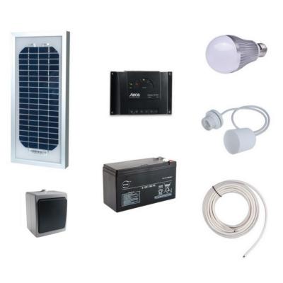 Kit éclairage intérieur solaire 5W                                              