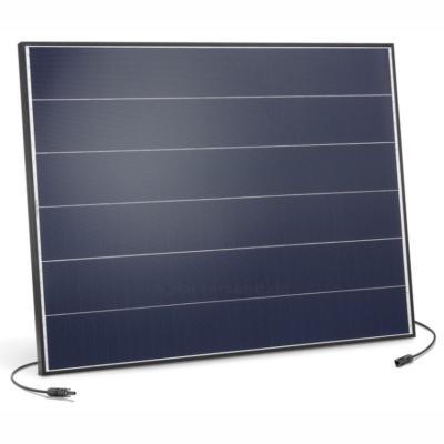 Panneau solaire 150 Wc 18 V monocristallin - optimisé back contact noir - 2x1m câble MC4 - 1030 x 785 mm