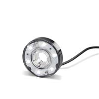 Anneau led 5 cm blanc froid 12 VDC, 5m de câble, pour pompe solaire avec système batterie proBatt