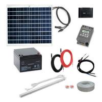 Kit clairage solaire programmable type Abri bus 50W                            