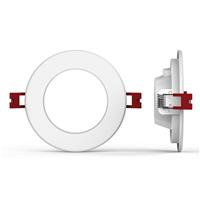 Spot plafonnier led encastrable, rond 115 mm super slim, 400 lm blanc neutre