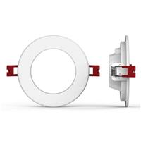 Spot plafonnier led encastrable, rond 115 mm super slim, 400 lm blanc neutre    