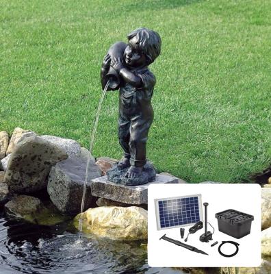Kit fontaine Yannick avec pompe solaire directe 600L - 10W                      