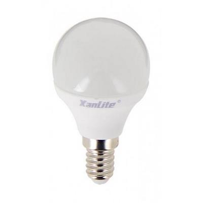 Ampoule LED sphérique compacte P45, culot E14, blanc chaud 470 lm