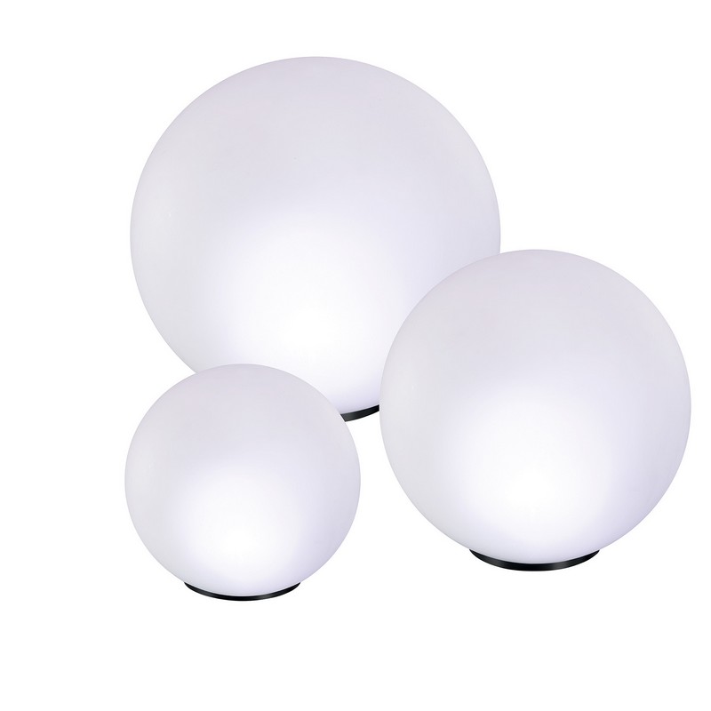 3x lampe boule lumineuse enfichable lampe de jardin lampe solaire