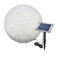 Lampe boule solaire couleur changeante ou fixe Stone 50 cm                      