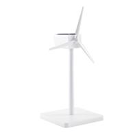 Eolienne solaire ABS blanche 16cm
