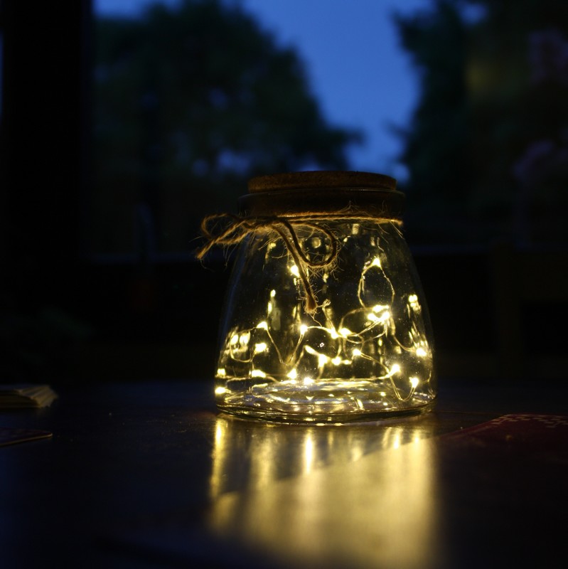 Lampe solaire pot de lait auto jaune