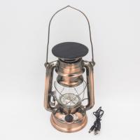 Lampe tempête solaire Vintage blanc chaud 58 lm                                 