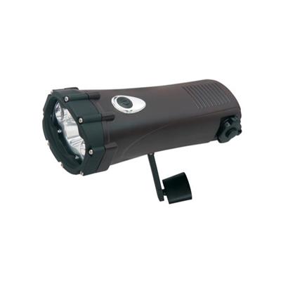 Lampe torche dynamo étanche chargeur GSM Shark                                  