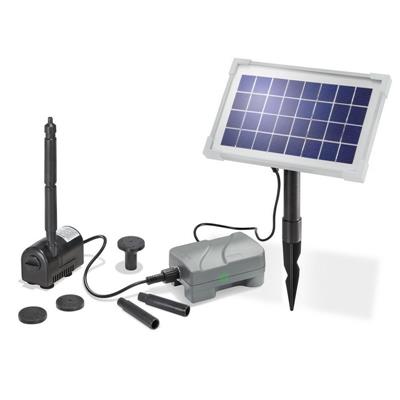 Kit pompe solaire petit bassin Rimini Plus N avec batterie