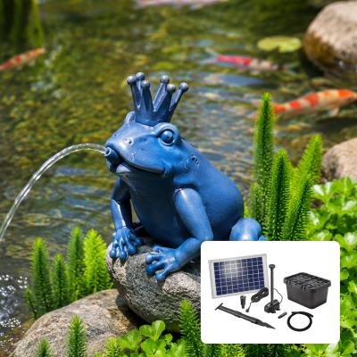 Kit fontaine roi des grenouilles avec pompe solaire directe 600L - 10W          