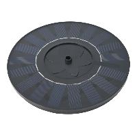 Pompe solaire disque flottantau soleil direct : jet d'eau 130L-1,7W             