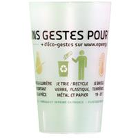 Gobelet réutilisable Mes bons gestes pour la planète