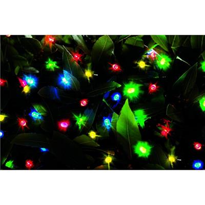 Guirlande solaire 50 leds multicolore, 2 modes                                  