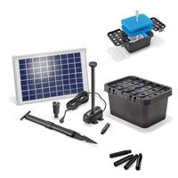 Kit bassin Aquarium extérieur avec pompe solaire 600L-10W et filtre immergé     