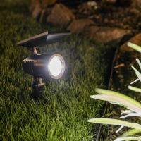 Spot Solaire Extérieur, Lampe Solaire Etanche IP65, Projecteur Solaire  Exterieur 1500LM avec 2 Modes d'Éclairage pour Jardin, Cour, Allée,  Chemin,Starlight,2Pcs