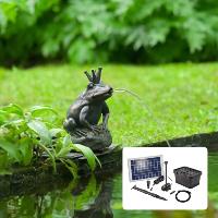 Kit fontaine roi des grenouilles avec pompe solaire directe 600L - 10W          