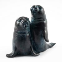 El�ment de fontaine phoques "Paula et Paul"                                     