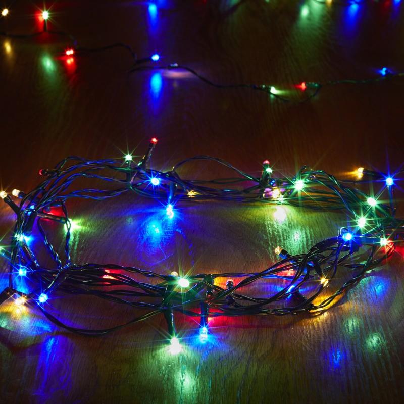 Guirlande lumineuse XXL 400 leds multicolores intérieur ou