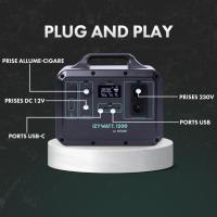 Station d'énergie autonome portative avec batterie Lithium 1500 W               