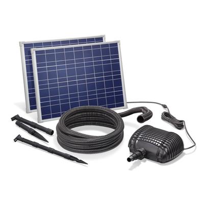 Kit pompe solaire bassin, fontaine, cascade 3400L-70W
