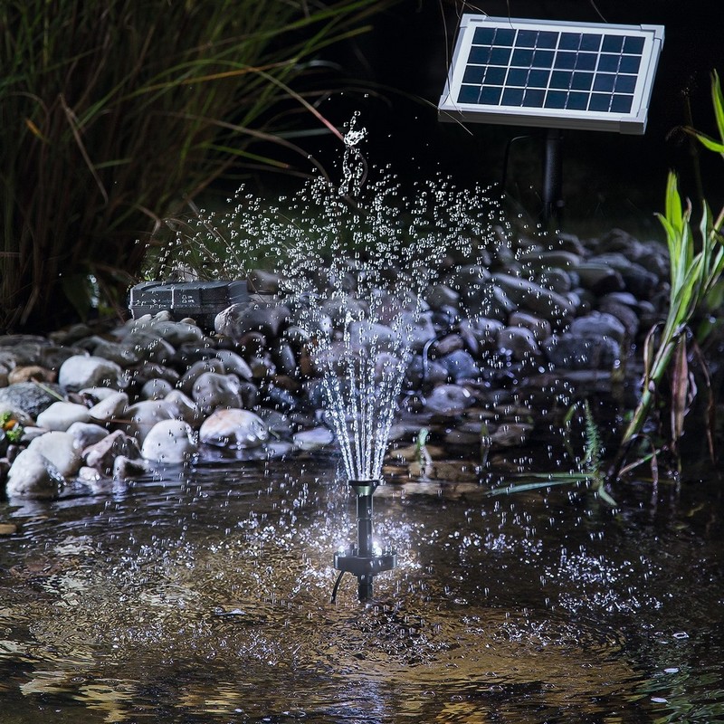 Kit pompe à eau solaire pour fontaine de bassin, étang, piscine, 3,5W,—  Tektek