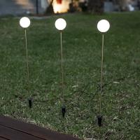 Lampe de jardin solaire à piquer Bruna x3                                       