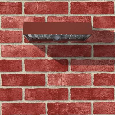 Applique solaire brick rouge                                                    