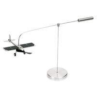 Avion metal solaire sur axe