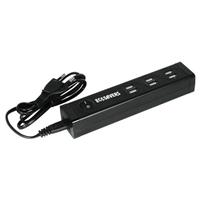 Bloc alimentation sécurisé 6 x prise USB avec interrupteur marche-arrêt