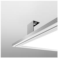 Plafonnier carré led 60 cm ultra slim, 3 modes de fixation, 3300 lm blanc neutre