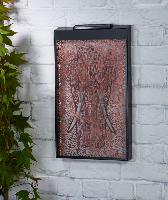Panneau mural décoratif solaire éléphant 50 x 32cm                              