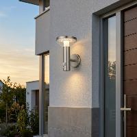 Applique murale solaire Antonia acier 200 lumens avec détecteur de mouvement    