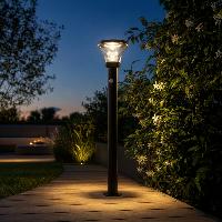 Borne solaire Lina 1000 lumens blanc froid avec detection                       