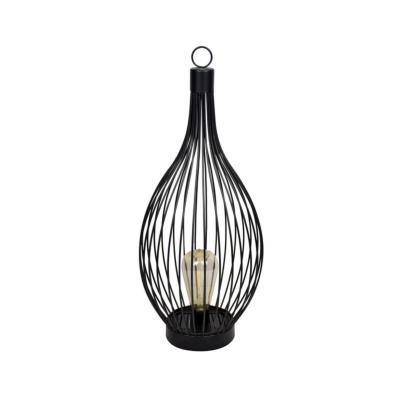 Lanterne Solaire CHENNAI En Teck Massif - Hauteur 50 Cm, LED Blanc Chaud - Éclairage D'extérieur Et Intérieur, Autonome 8-10h - 2