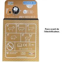 Electrificateur solaire GARDIEN35 SOL 350 mJ 12V-12AH 8W 