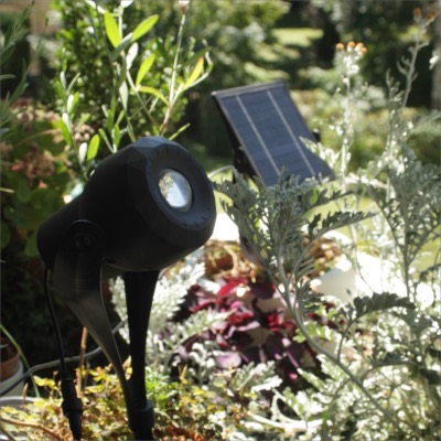 spot solaire et son panneau