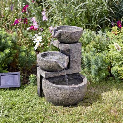 Fontaine d'Extérieur Solaire Robinet Et Ecureuils 109,99 €